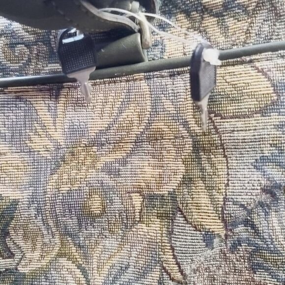 Vintage DVF Diane Von Furstenberg Tapestry Floral Retro Overnight Travel Bag - Picture 7 of 11